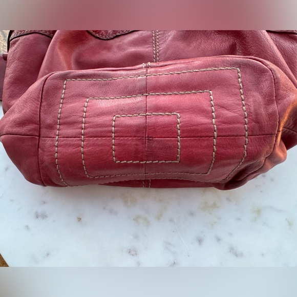 Red Tignanello Shoulder Tote Bag - Picture 5 of 10